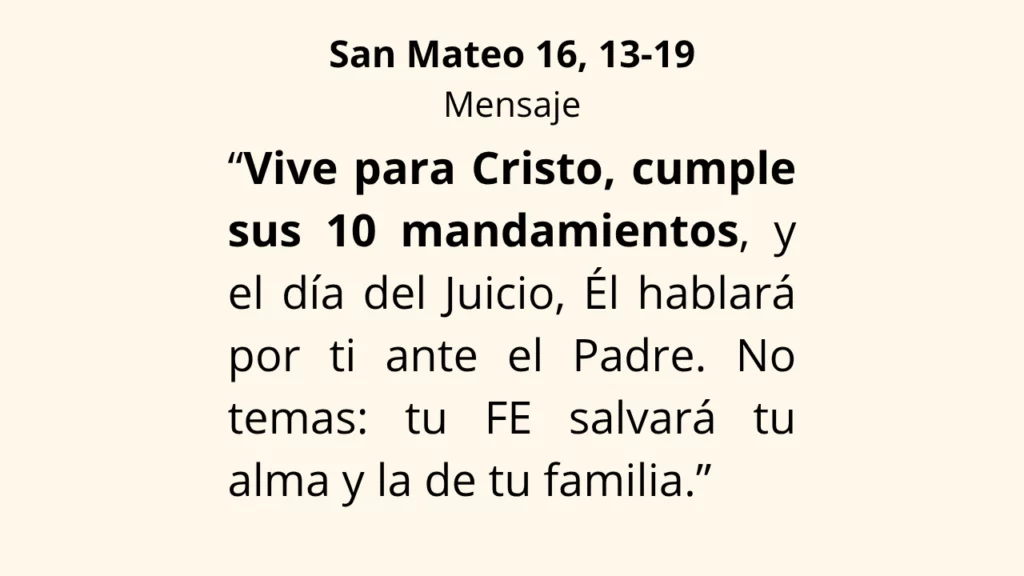 Evangelio San Mateo 16, 13‑19