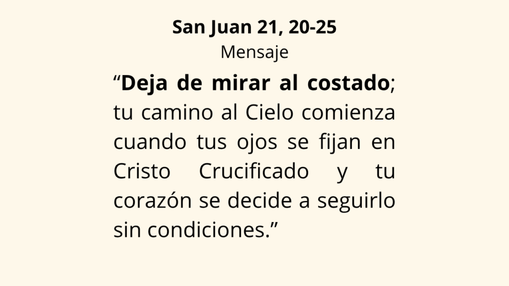 Evangelio San Juan 21, 20-25