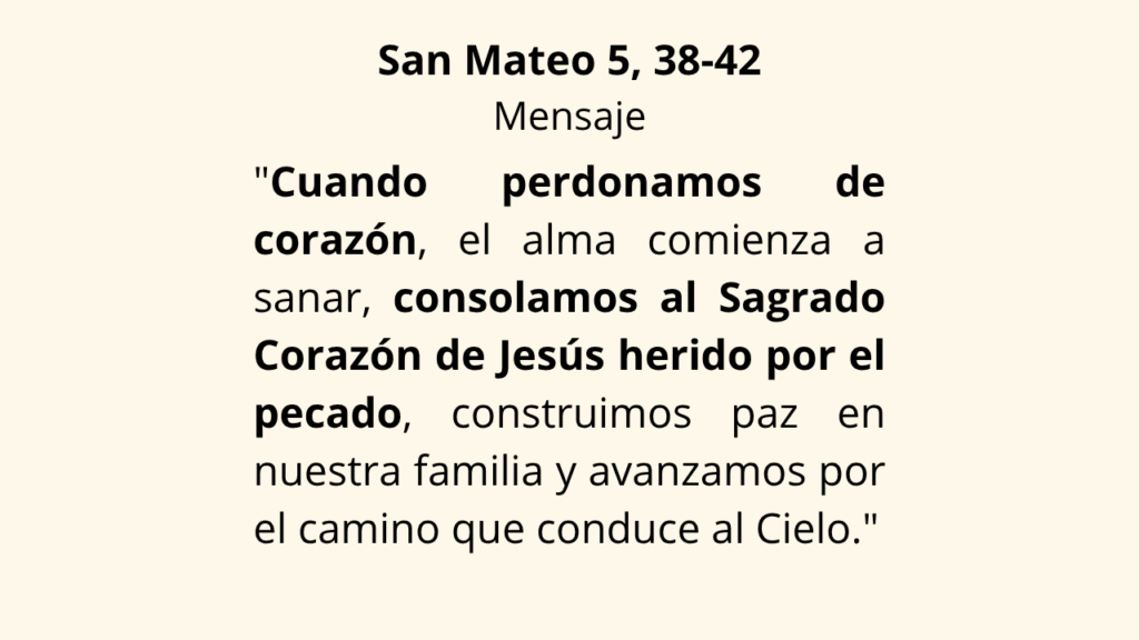 Evangelio San Mateo 5, 38-42