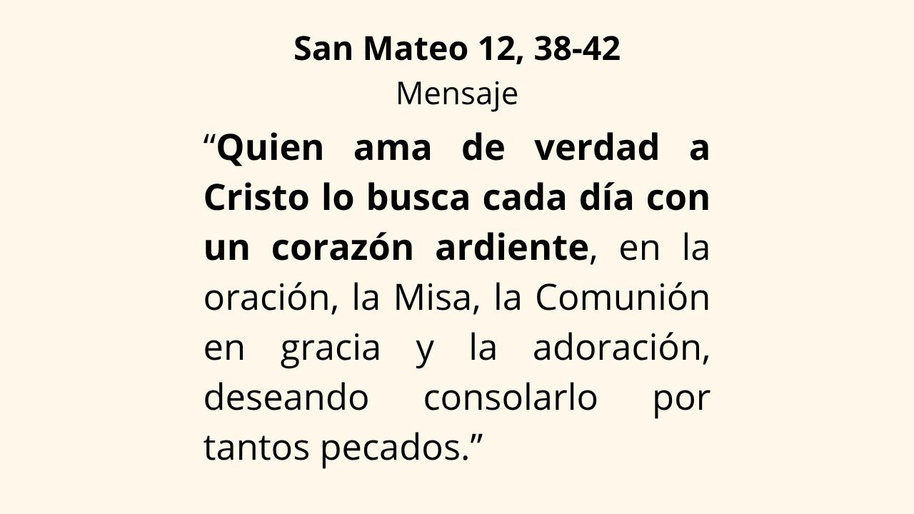Evangelio San Mateo 12, 38-42