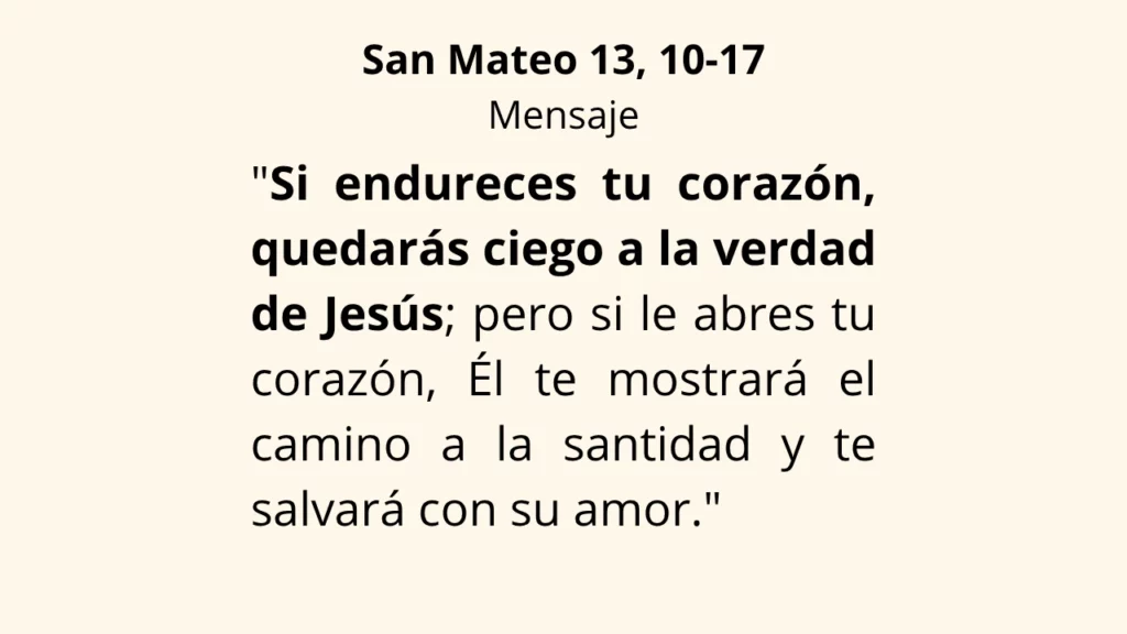 Evangelio San Mateo 13, 10-17