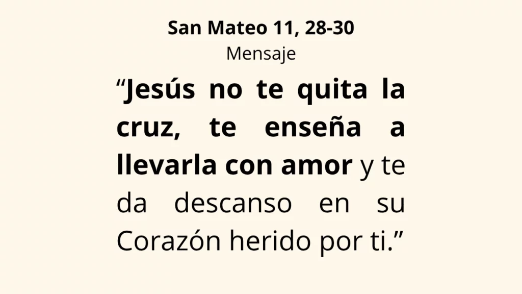 Evangelio San Mateo 11, 28-30