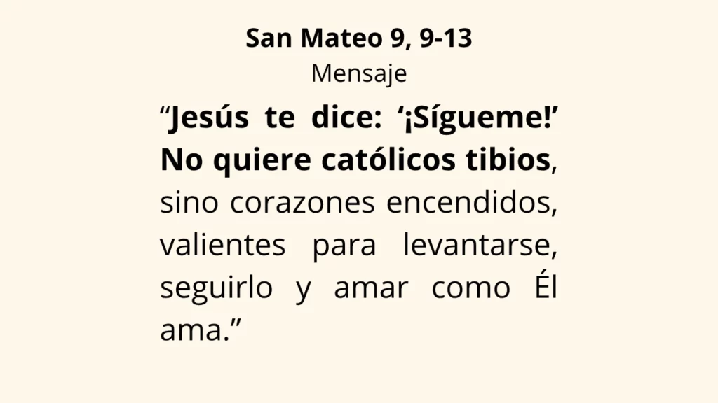 Evangelio San Mateo 9, 9-13