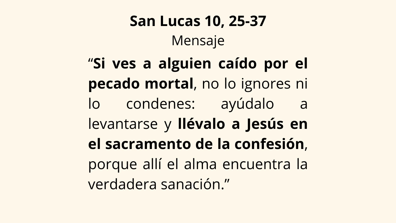 Evangelio San Lucas 10, 25-37