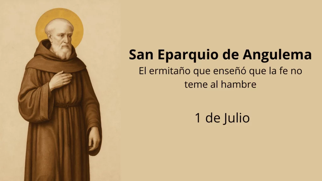 San Eparquio de Angulema: El ermitaño que enseñó que la fe no teme al hambre