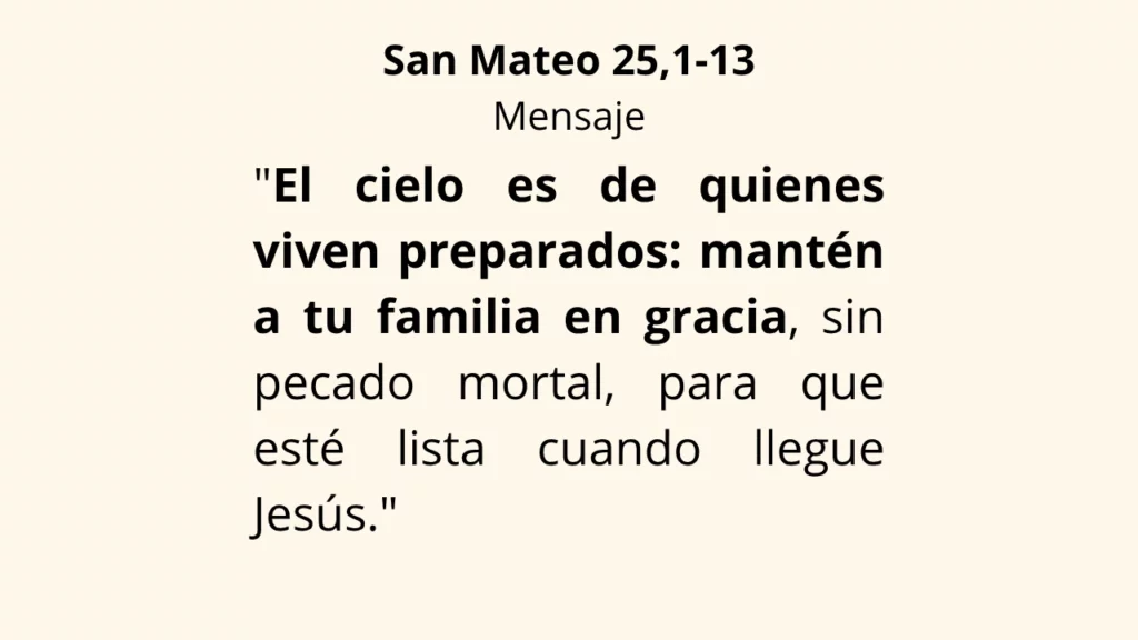 Evangelio San Mateo 25,1-13