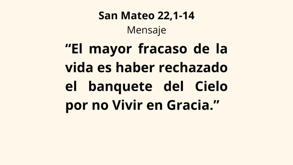 Evangelio San Mateo 22,1-14