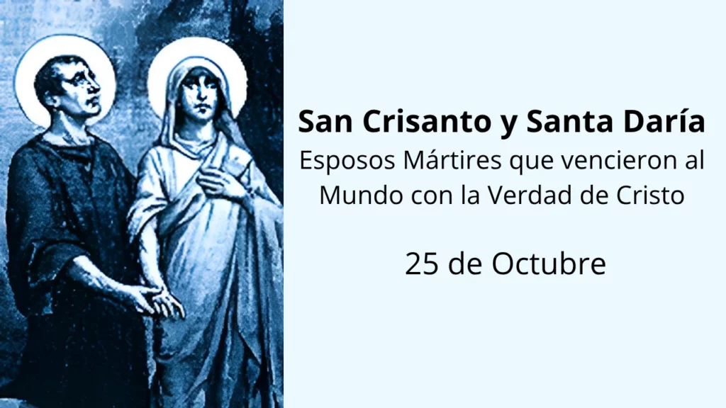 San Crisanto y Santa Daría: Esposos Mártires que vencieron al Mundo con la Verdad de Cristo