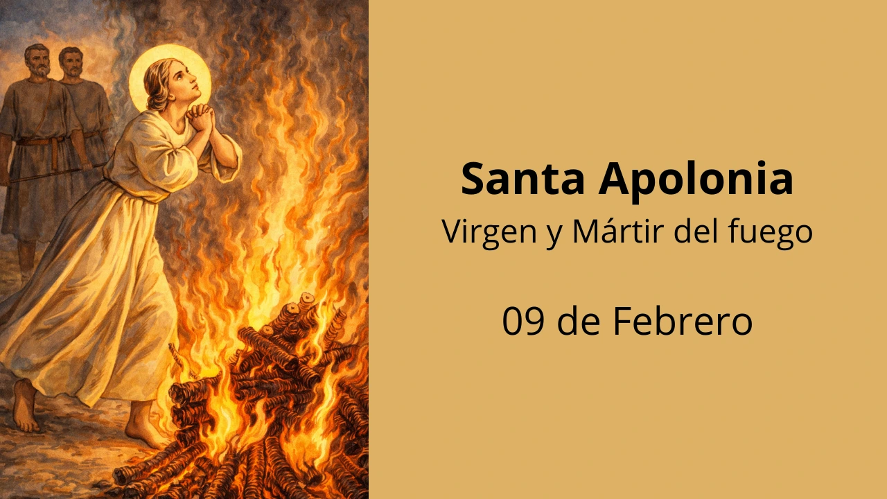 Santa Apolonia: Virgen y Mártir del fuego