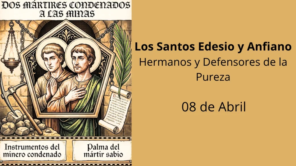 Los Santos Edesio y Anfiano: Hermanos y Defensores de la Pureza