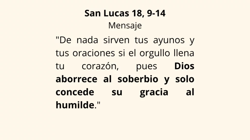 San Lucas 18, 9-14